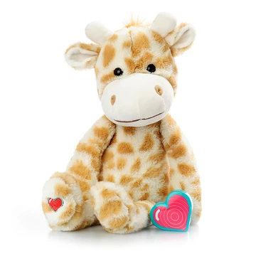 Large giraffe heartbeat keepsake from My Baby’s Heartbeat Bear
